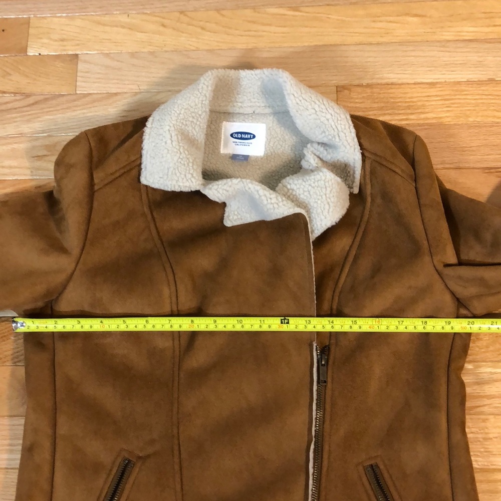 Old Navy vegan Suede Jacket Medium - Picture 11 of 16